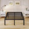 California King size Heavy Duty Metal Bed Frame with Round Edge Legs