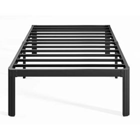 Twin XL Heavy Duty Metal Bed Frame Platform with Round Edge Legs